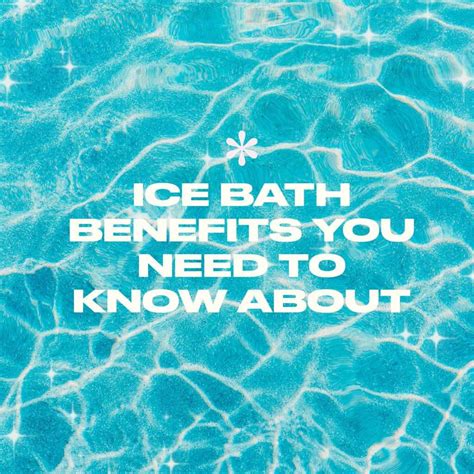 Ice Bath Benefits You Need To Know About | The Skinny Confidential