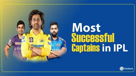 Top 10 Most Successful Captains In IPL History [Updated 2024]