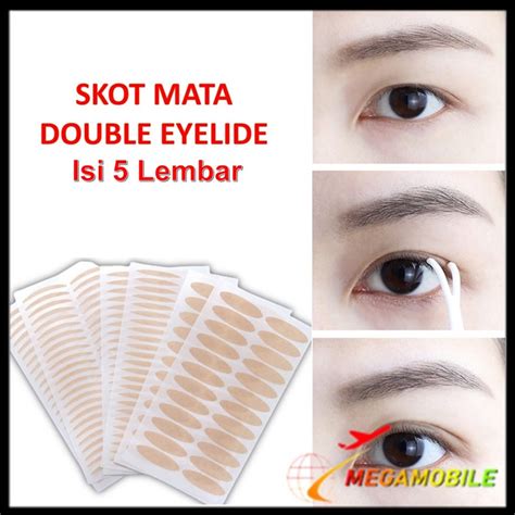 Jual Mm Skot Mata Eyelide Pasang Double Eyelid Stickers Tape Isi