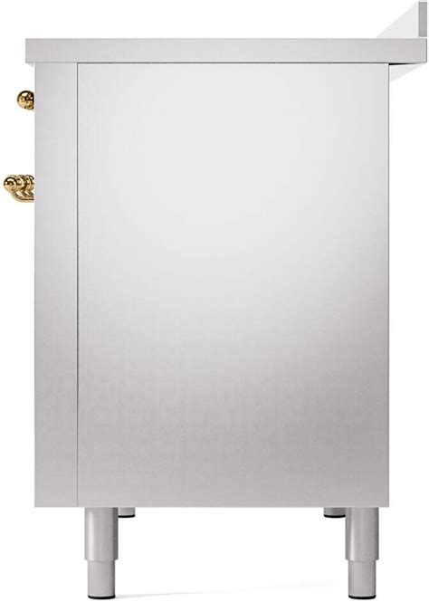 Ilve UPI486NMPSSG 48 Inch Freestanding Induction Range With 6 Elements