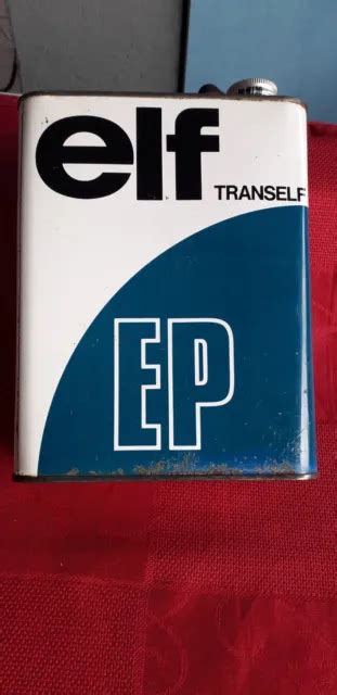 Ancien Bidon D Huile Elf Tranself Ep Eur Picclick Fr