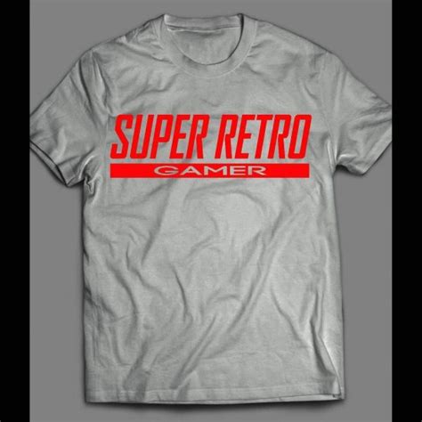 SUPER RETRO GAMER SHIRT