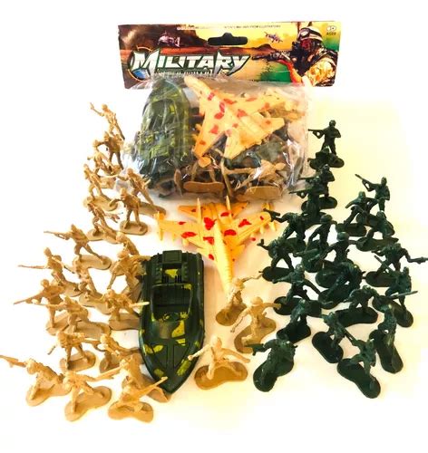 Set Militar Pack Soldaditos De Plastico 40 Uds Juguete Niños MercadoLibre