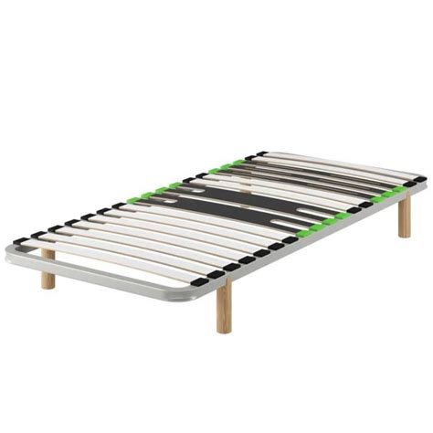 Le Roi du Matelas Sommier Sedazone 90x190 cm Cadre métal Lattes