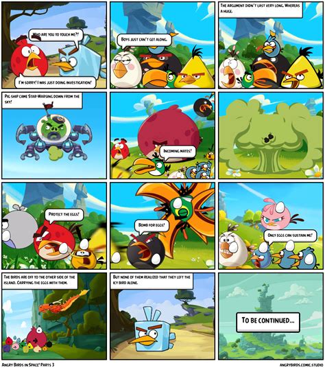 Angry Birds In Space Parts 3 Comic Studio