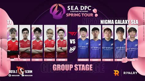 T1 Vs Nigma Galaxy SEA DPC SEA 2021 22 Tour 2 Division I Group