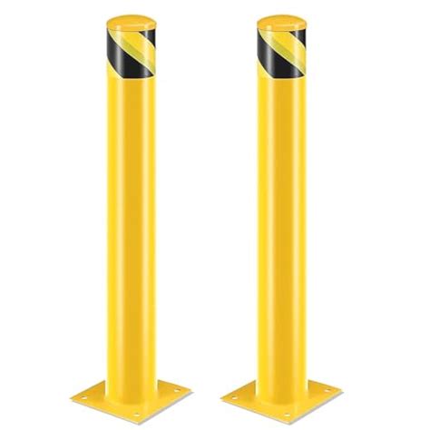 Safety Bollard Post 36 Height Steel Bollards 4 12inch Pipe