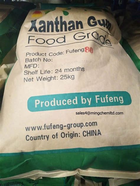 Fufeng Food Grade Xanthan Gum Mesh Chemical And Chemicals Product