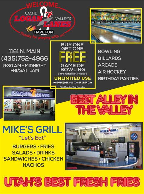 Logan Lanes - Cache Valley Savings Guide