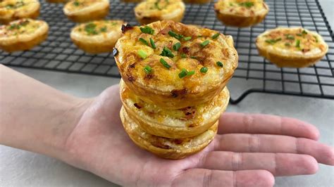 Mini Ham And Cheese Quiche Recipe Exclusively Food YouTube