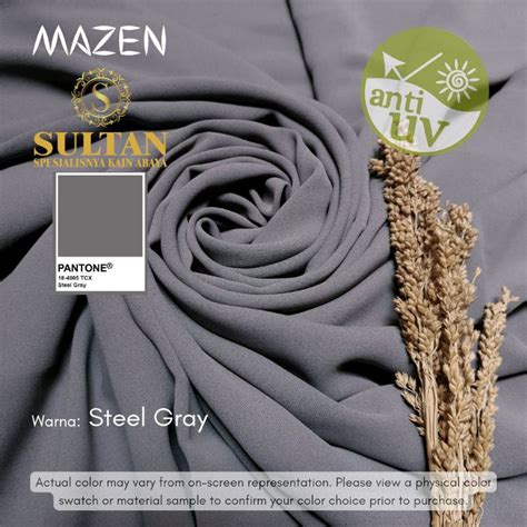 Jual Kain Abaya Sultan Indonesia Marzan Mazen Anti Uv Warna Lengkap