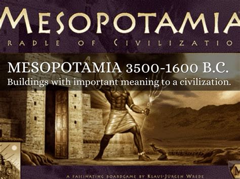 Mesopotamia 3500-1600 B.C. by Rosa Gomez