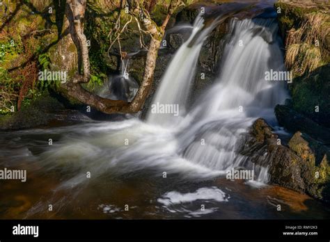 Blaen Y Glyn Waterfalls In The Brecon Beacons Wales Stock Photo Alamy