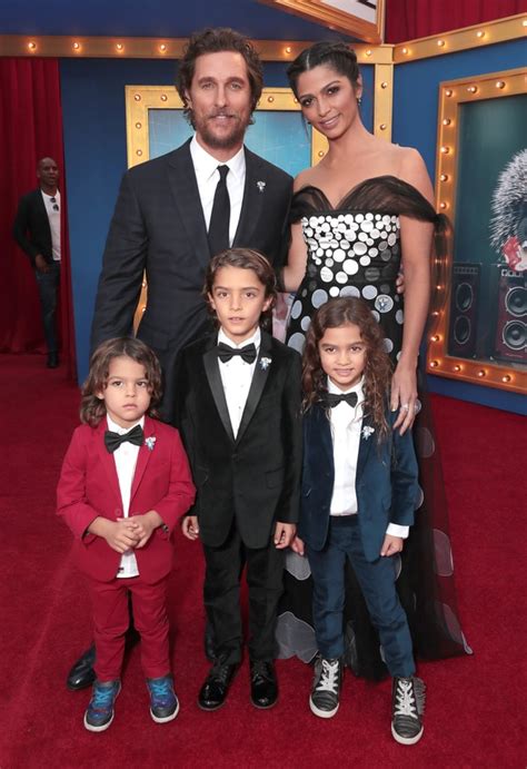 Matthew McConaughey and His Family at Sing LA Premiere 2016 | POPSUGAR