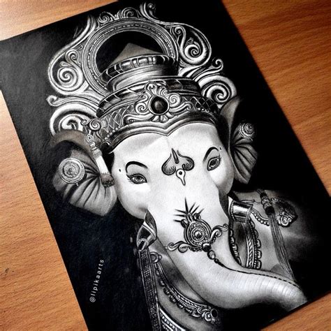 ganpati bappa ganpati art sketch ganapati drawing pencil ganpati