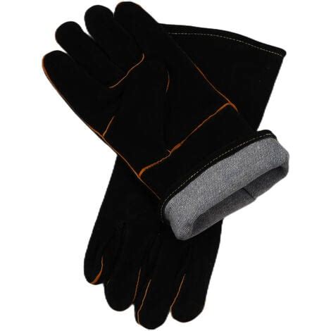 Gants R Sistants La Chaleur Et Au Feu Gants De Soudage Pour Chemin E