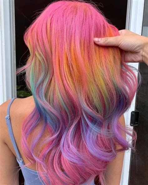 Galaxy Hair Ideas To Try In Rainbow Hair Color Vivid Hair