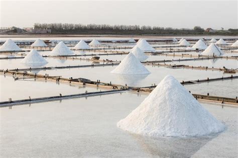 Premium Photo Jingzaijiao Tile Paved Salt Fields In Tainan Of Taiwan