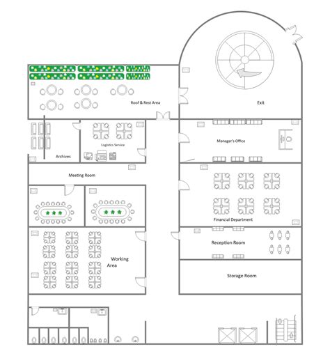 Free Editable Building Plan Examples And Templates Edrawmax