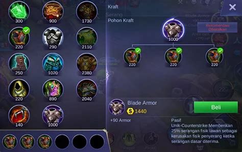 Mobile Legends Item Guide Blade Armor Dijamin Hero Kamu Makin Suit Untuk Dibunuh