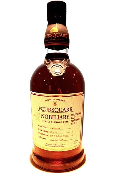 Rhum Foursquare Nobiliary Barbados Le Vin Dans Les Voiles