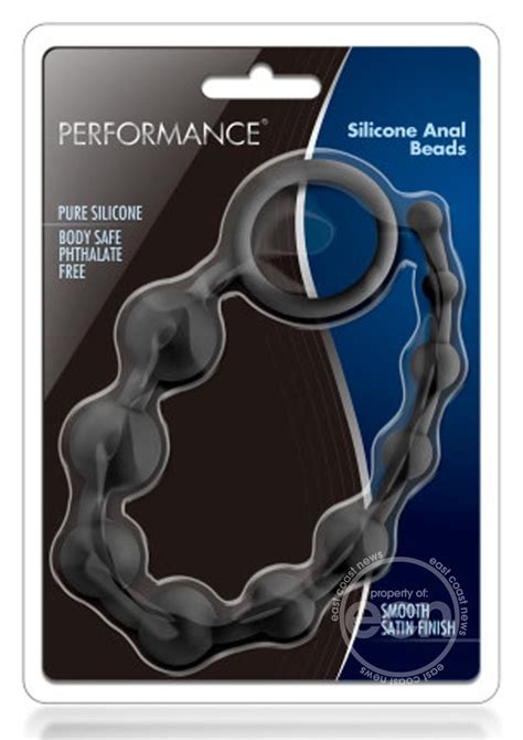 Performance Silicone Anal Beads Black