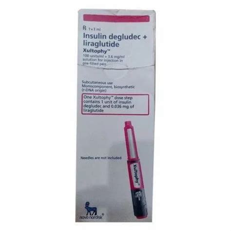 Liraglutide 3 6mg 1ml Insulin Degludec 100iu At Rs 4700 Box इंसुलिन पेन In Raipur Id