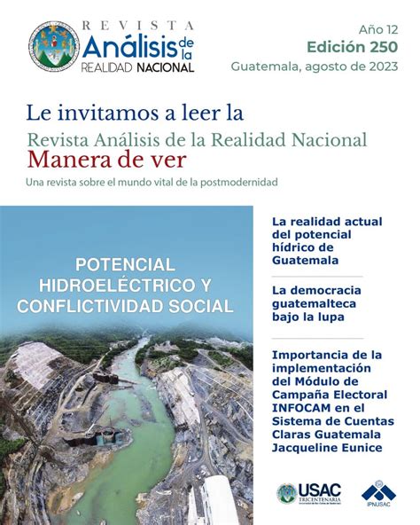 Revista Análisis De La Realidad Nacional 250 Ipnusac