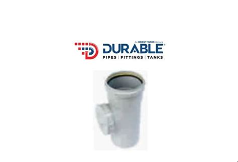 DURABLE 4 Inch SWR CLEANING PIPE 110mm RING FIT At Rs 204 Piece In