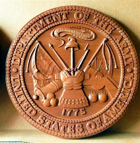 Military Carved Wood Plaques For Units Individuals