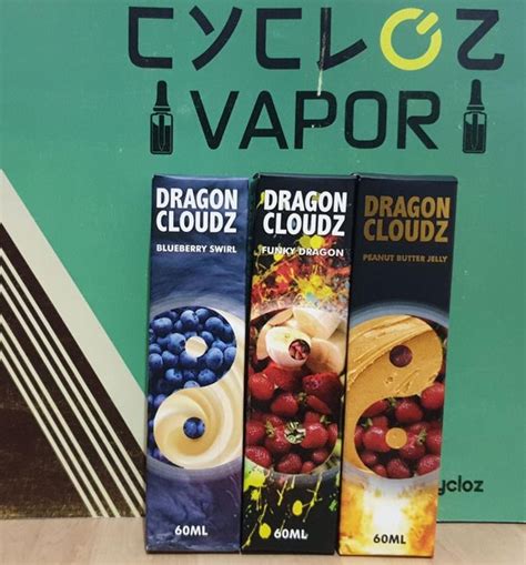 Jual Dragon Cloud Blueberry Swirl Bercukai Ml Mg Premium Liquid Di