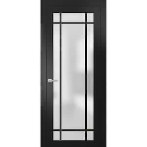 Sartodoors In X In Left Hand Inswing Solid Wood Frosted