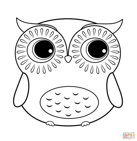 21 Best Ideas Cute Baby Owl Coloring Pages - Home, Family, Style and ...