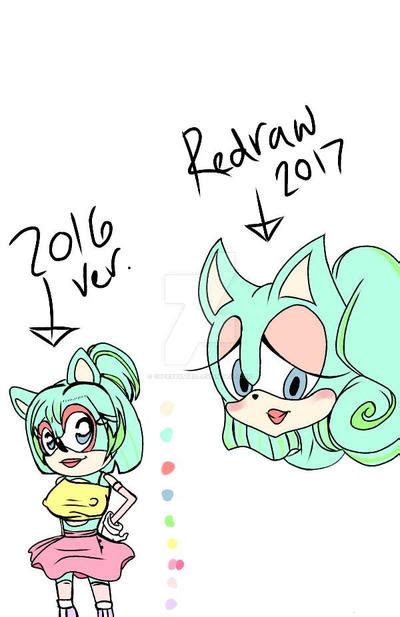 Redraw Of My Mary Sue Oc Sonic Ver By Cherryxmilo On Deviantart