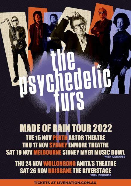 THE PSYCHEDELIC FURS Making It Rain X Press Magazine Entertainment