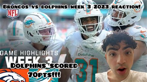 Dolphins Scored 70pts😱 Denver Broncos Vs Miami Dolphins Game Highlights Nfl 2023 Week 3