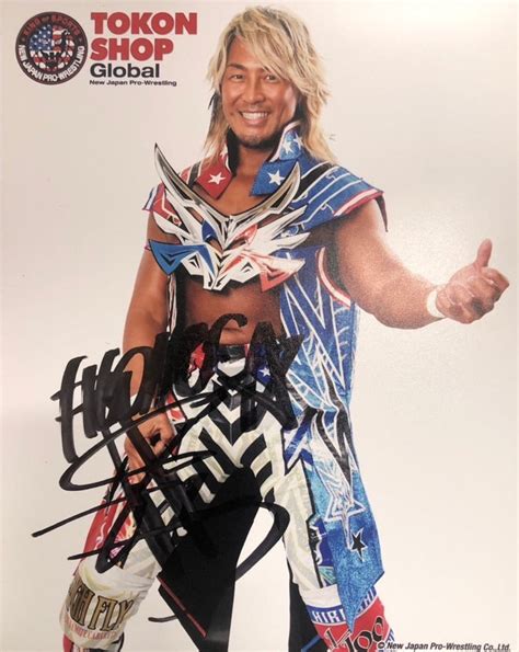 Autographed Hiroshi Tanahashi Portrait 2021 08 TSG Guitar Pose – TOKON ...