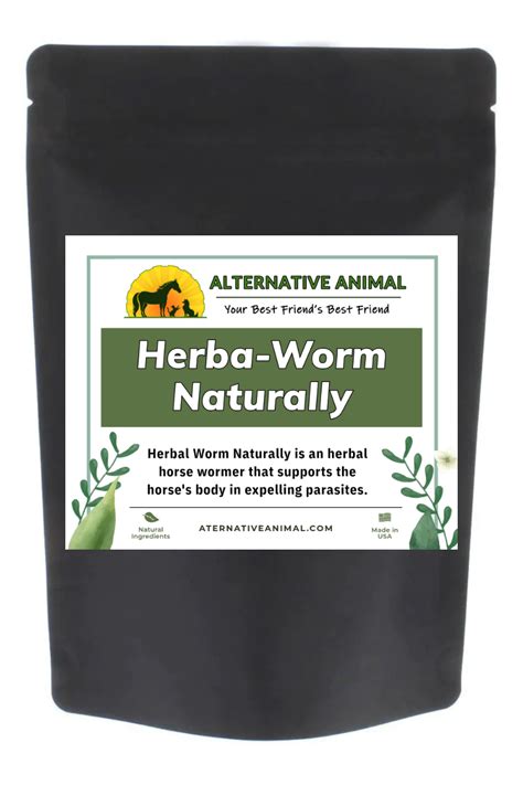 Herba Worm Naturally Herbal Horse Wormer • Alternative Animal