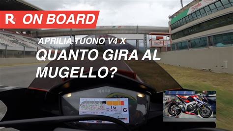 Aprilia Tuono V4 X Quanto Va Forte Una Naked Al Mugello On Board Da