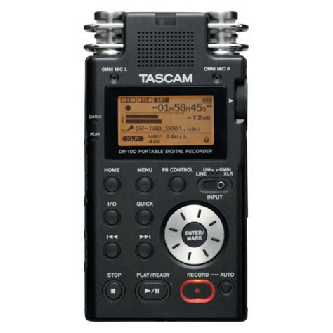 Tascam Dr Portable Audio Recorder Gear Music