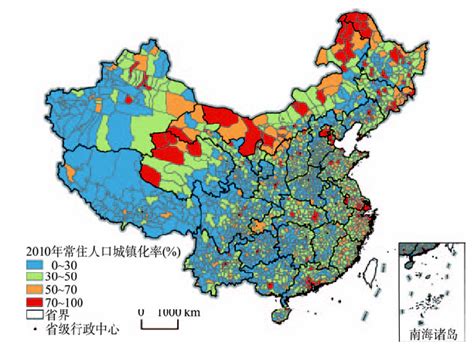 中国户籍人口城镇化率的核算方法与分布格局