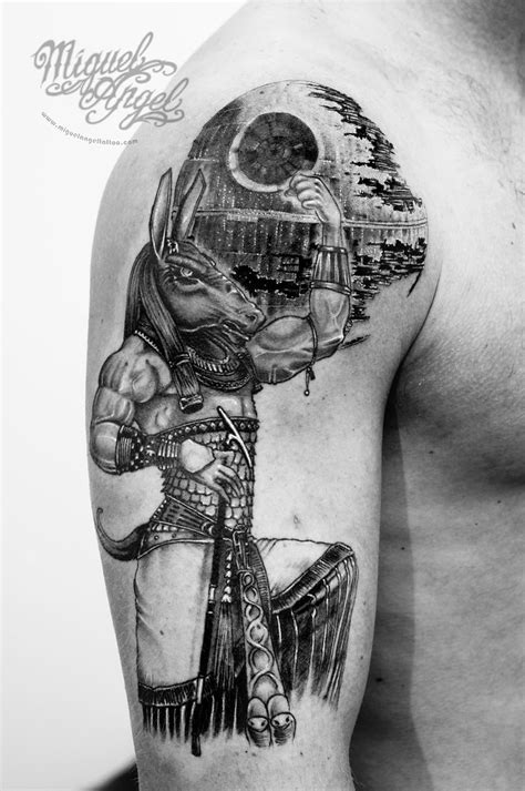 Seth and Death Star from Starwars tattoo | Miguel Angel Cust… | Flickr