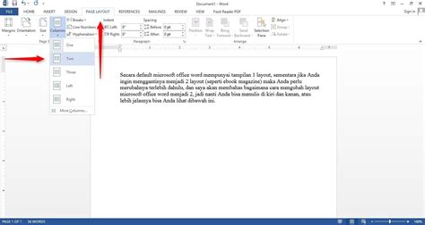 Cara Membagi Halaman Microsoft Word Menjadi Kolom