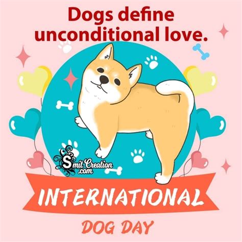 Happy International Dog Day Quotes - SmitCreation.com