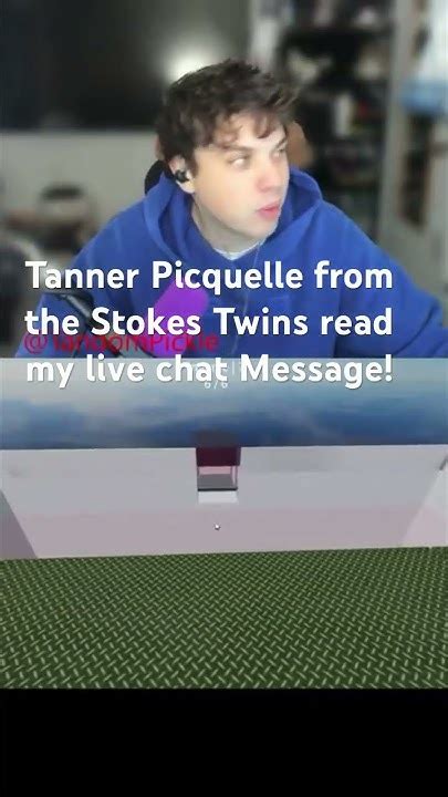 Tanner Picquelle From The Stokes Twins Read My Message From His Live