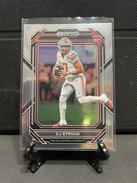 2023 PANINI PRIZM Draft Picks CJ Stroud Base De Carte Recrue 102