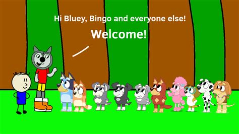 Wiley And Jurrian Welcomes Bluey And Her Friends By Jurriantheartkid On