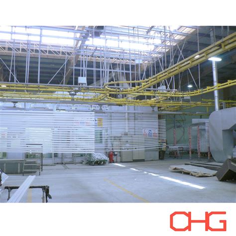 Automatic Powder Coating Line For Aluminum Profiles Various Sizes