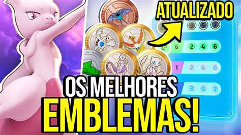 TODOS OS EMBLEMAS PARA TODOS OS POKÉMON Pokémon Unite YouTube