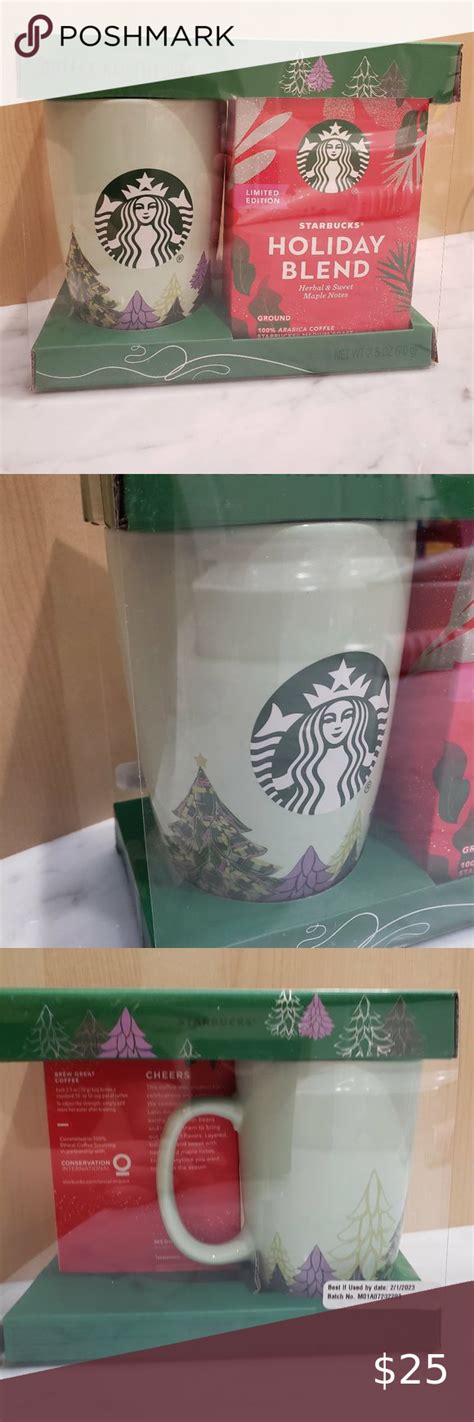 ☕ STARBUCKS Coffee Mug And Small Packet Of Coffee Gift Set ☕ Coffee ...